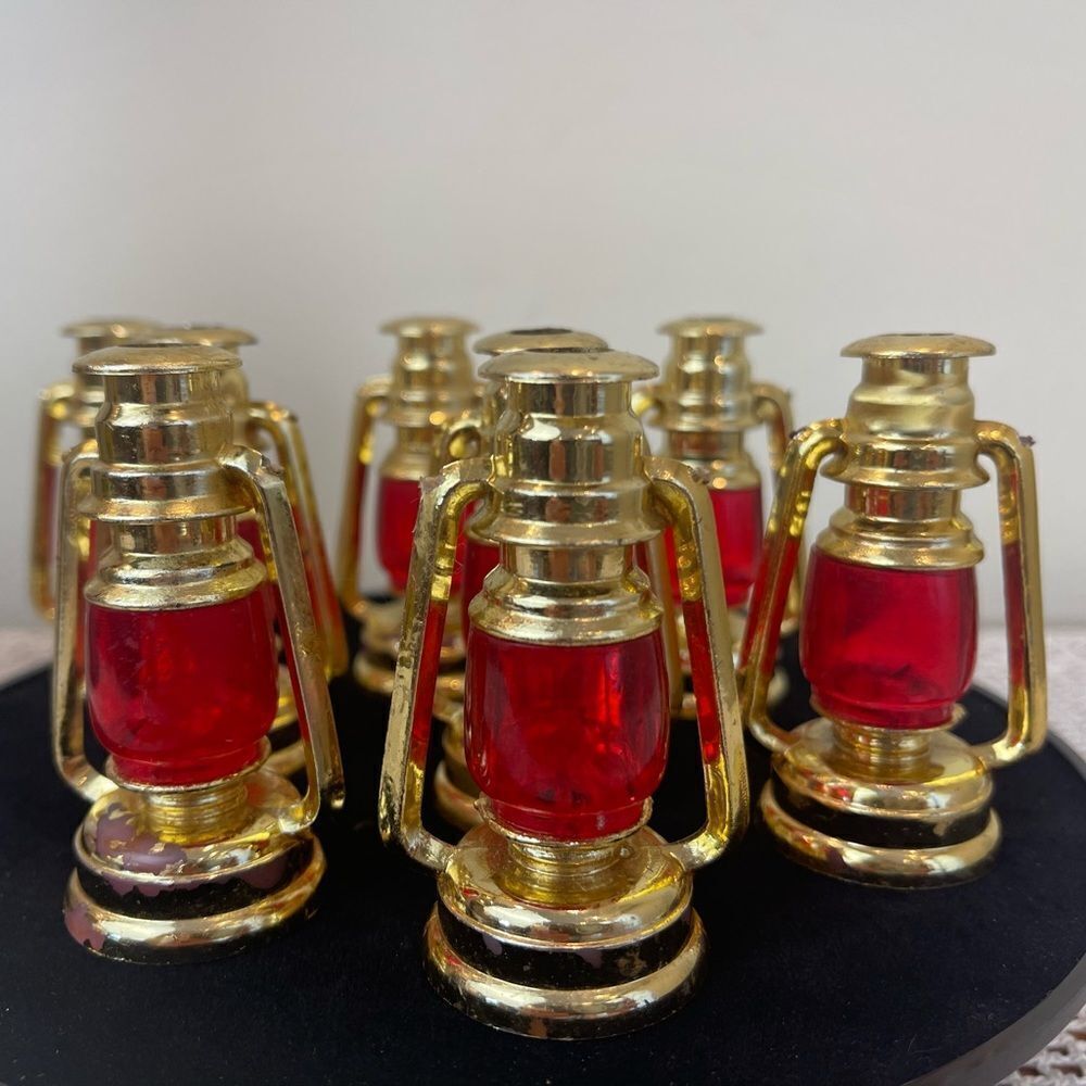 Vintage lantern Christmas light covers || Tree lights covers || 8 pieces